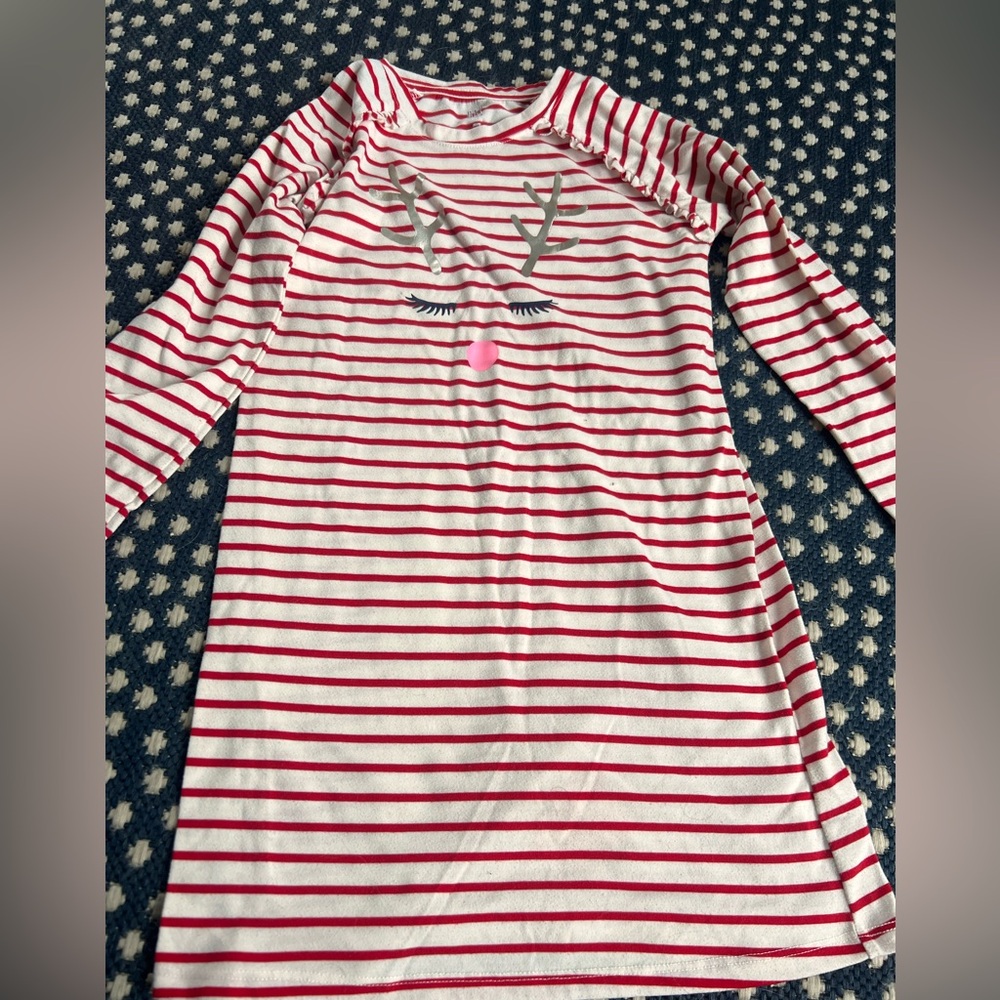 GAP Kids Holiday Reindeer Nightgown – Size 6
